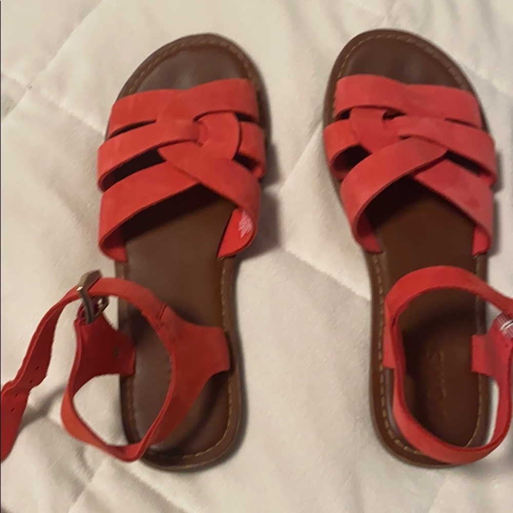 Pink Toms sandals